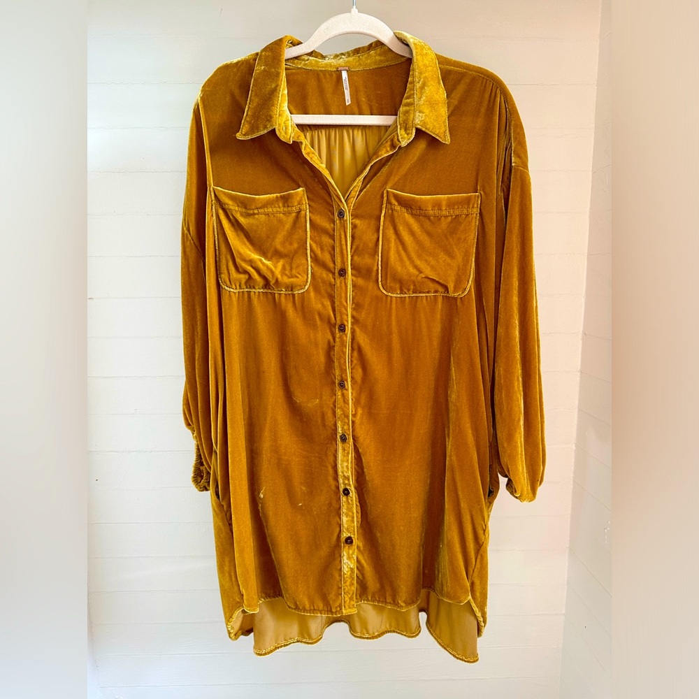 Free People Velvet Tunic